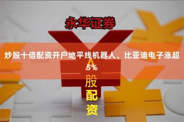 炒股十倍配资开户地平线机器人、比亚迪电子涨超5%